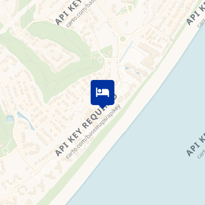 location of hotel on a map
