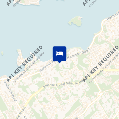 location of hotel on a map