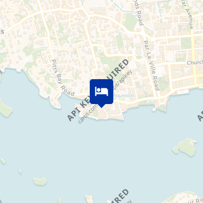 location of hotel on a map