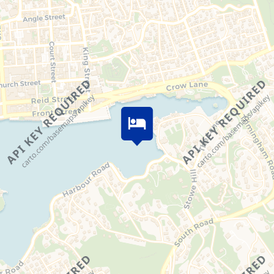 location of hotel on a map