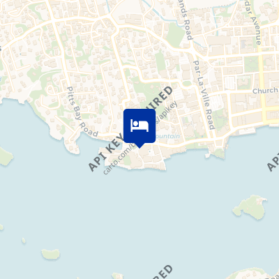 location of hotel on a map