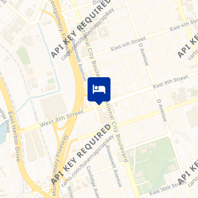 location of hotel on a map