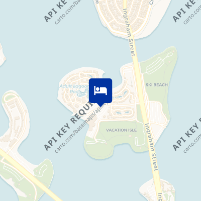 location of hotel on a map