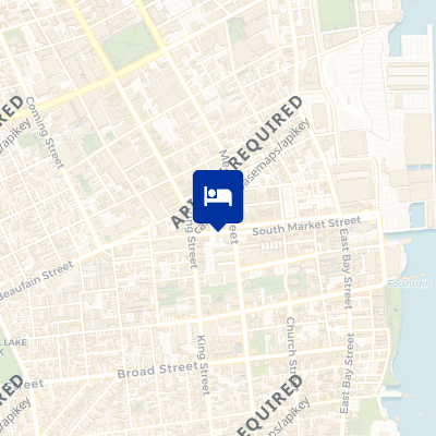 location of hotel on a map