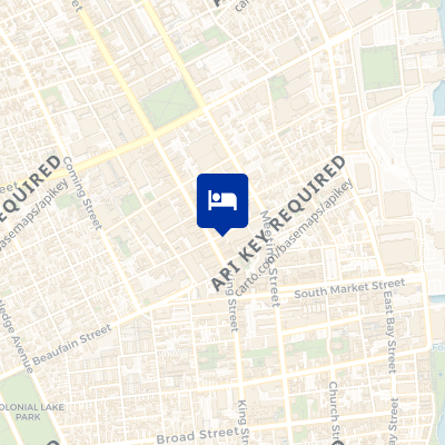 location of hotel on a map