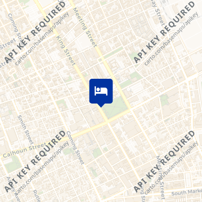 location of hotel on a map