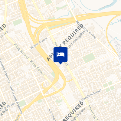 location of hotel on a map