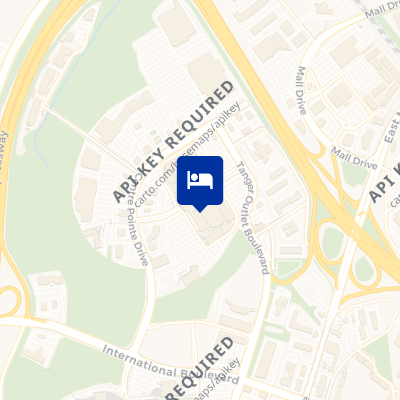 location of hotel on a map