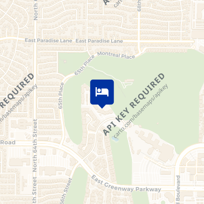 location of hotel on a map