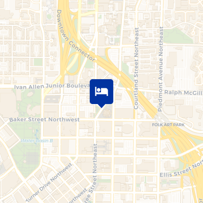 location of hotel on a map