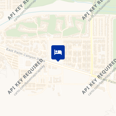 location of hotel on a map