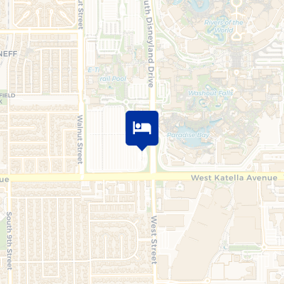 location of hotel on a map