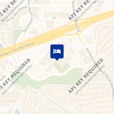 location of hotel on a map