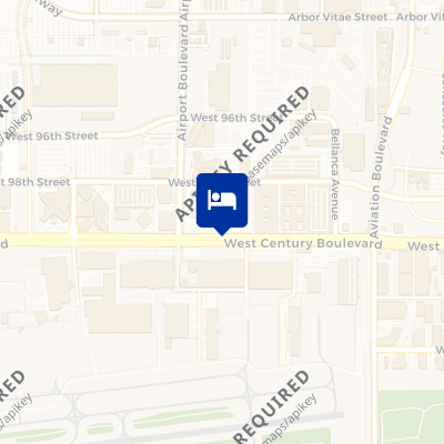 location of hotel on a map