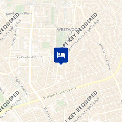 location of hotel on a map