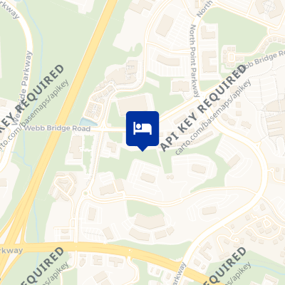 location of hotel on a map