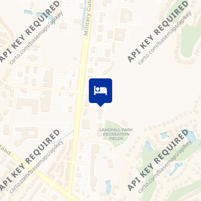 location of hotel on a map