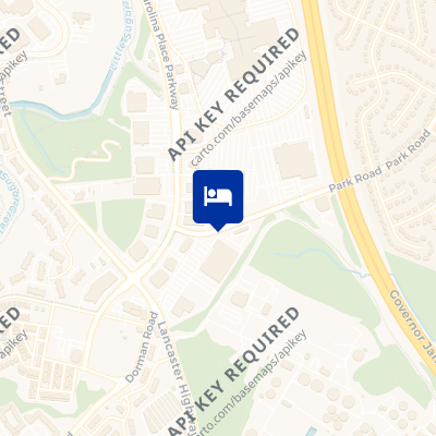 location of hotel on a map