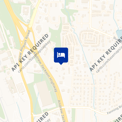 location of hotel on a map