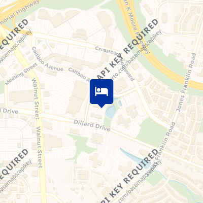 location of hotel on a map