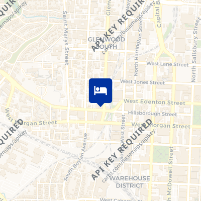 location of hotel on a map