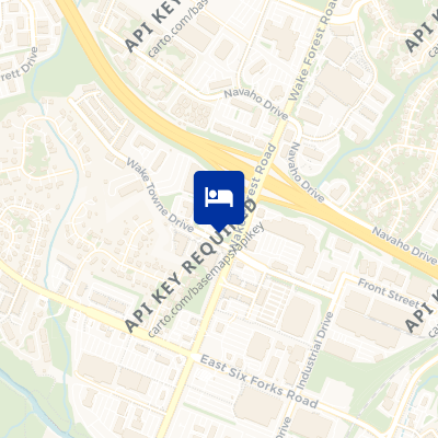 location of hotel on a map