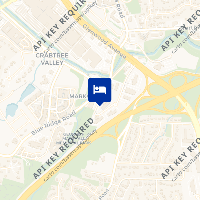 location of hotel on a map
