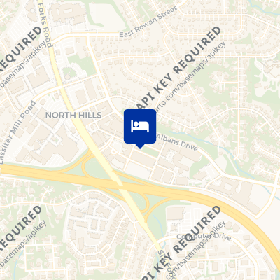 location of hotel on a map