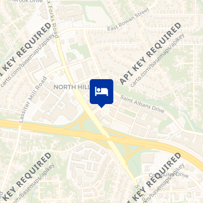 location of hotel on a map