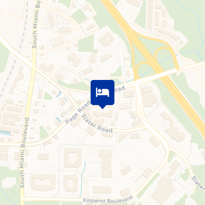 location of hotel on a map