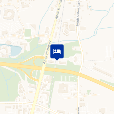 location of hotel on a map