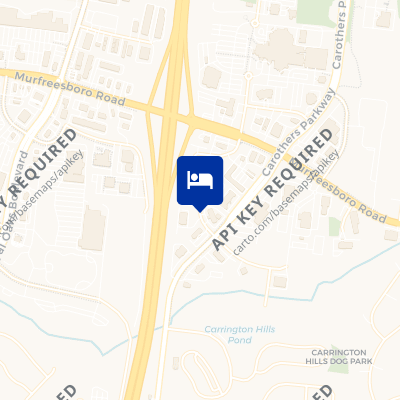 location of hotel on a map