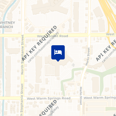 location of hotel on a map
