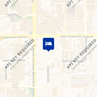 location of hotel on a map