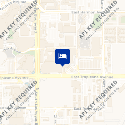 location of hotel on a map