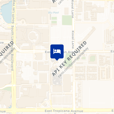 location of hotel on a map