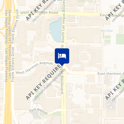 location of hotel on a map