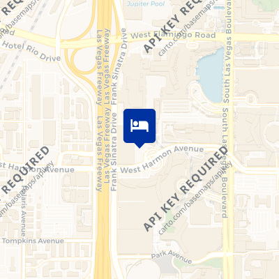 location of hotel on a map