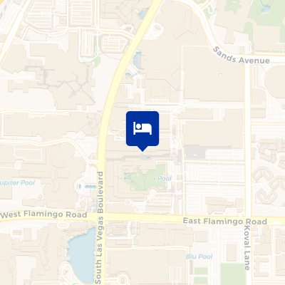 location of hotel on a map