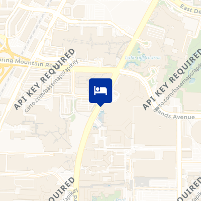 location of hotel on a map