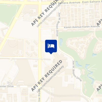 location of hotel on a map
