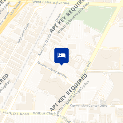 location of hotel on a map