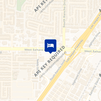 location of hotel on a map