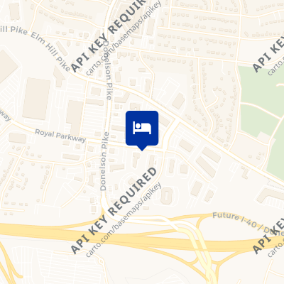 location of hotel on a map