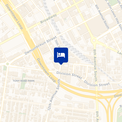 location of hotel on a map