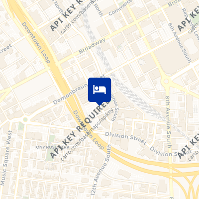 location of hotel on a map