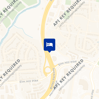 location of hotel on a map