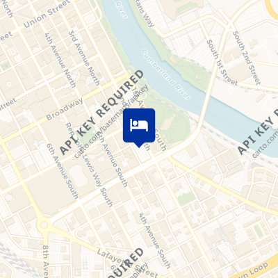 location of hotel on a map