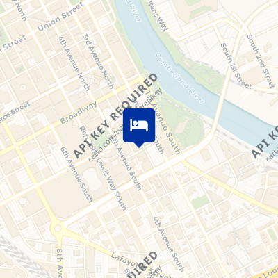 location of hotel on a map
