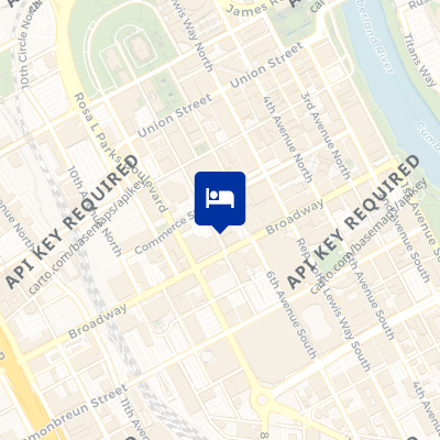 location of hotel on a map